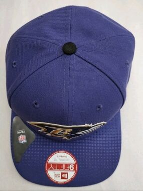Baltimore Ravens New Era NFL 9FIFTY 950 Adj Snap Back Fan Cap (New W/Stickers)